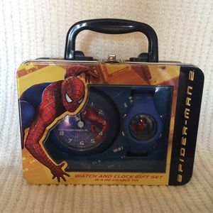 Spiderman 2 Watch and Clock Gift Set